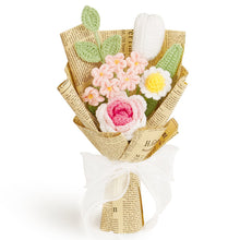 Creative Hand Weaving Knitted Finished Product Wool Flowers Bridal Bouquet